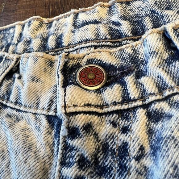 VINTAGE 80s BRITTANIA ACID STONE WASH DENIM LIGHT BLUE JEANS SIZE 31 W x 31 L - Picture 14 of 16